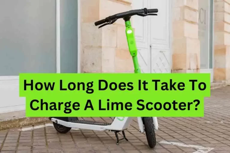 How Long Does It Take To Charge A Lime Scooter