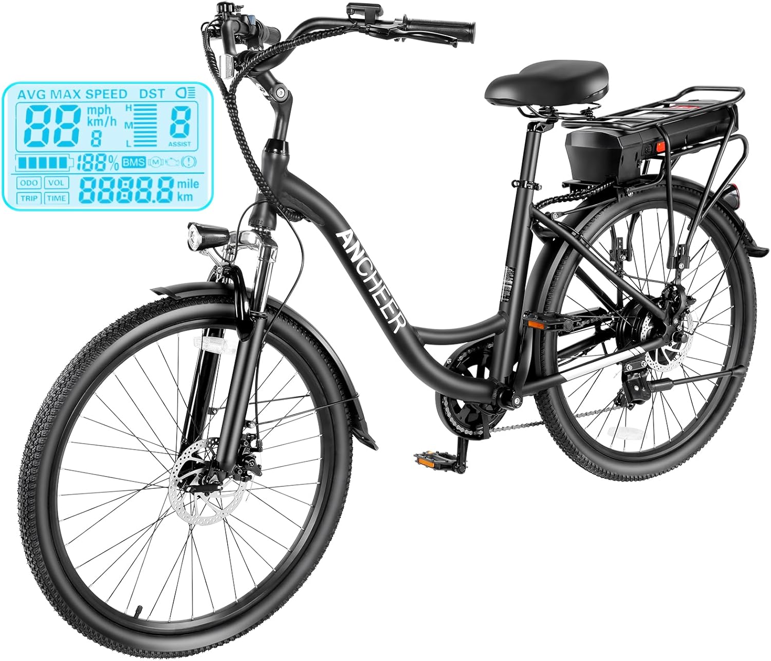 ANCHEER Electric Bike for Adults